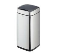 DURABLE - 3422-23 - Cestino no touch - con sensore - 27 x 27 x 57 cm- 21 lt - argento metallizzato - Durable - 94943 - Conf. da 1 Pz. - 3422-23