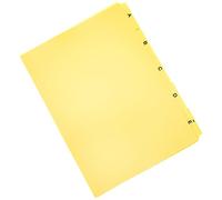 Durable A5 Index Card Set Includes Printed A-Z Tabs Yellow Made of Strong