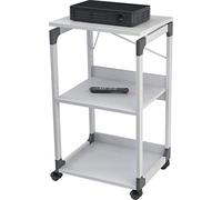 Carrello System - 50,8x43,2x88,2 cm - 3 ripiani - con ruote - per videoproiettore - grigio - Durable