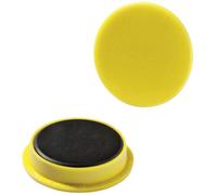 Durable 475104 - Magneti in plastica colorata, 15 mm (diametro), forza magnetica 75 p, giallo, confezione da 20 pezzi