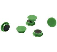 Durable 475205 - Magneti in plastica colorata, 21 mm (diametro), forza magnetica 210 p, verde, confezione da 20 pezzi