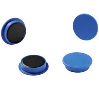 Durable 475206 - Magneti in plastica colorata, 21 mm (diametro), forza magnetica 210 p, azzurro, confezione da 20 pezzi