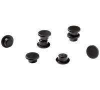 Durable 475301 - Magneti in plastica colorata, 32 mm (diametro), forza magnetica 720 p, nero, confezione da 20 pezzi