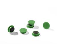 Durable 475305 - Magneti in plastica colorata, 32 mm (diametro), forza magnetica 720 p, verde, confezione da 20 pezzi