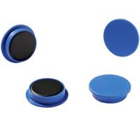 Durable 475306 - Magneti in plastica colorata, 32 mm (diametro), forza magnetica 720 p, azzurro, confezione da 20 pezzi