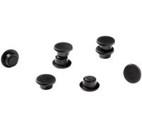 Durable 475401 - Magneti in plastica colorata, 37 mm (diametro), forza magnetica 1000 P, nero, confezione da 20 pezzi