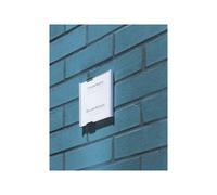 Durable 480123 Supporto per segnale Alluminio Argento 149 mm 105,5 mm 4801-23