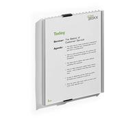 Durable 480623 Info Sign, Targa Fuoriporta, Alluminio e Acrilico, Inserto 210 x 297 mm (L x H), Argento Metallizzato