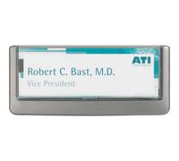 Durable 486037 Supporto per segnale Plastica Grafite 14,9 cm 5,25 cm 4860-37