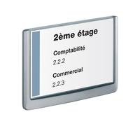 Durable 486637 Supporto per segnale A5 Plastica Grafite 21 cm 14,8 cm Targa