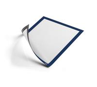 Durable 486907 Duraframe Cornice, Espositiva a Fissaggio Magnetico, Formato A4, Confezione da 5 Pezzi, Blu