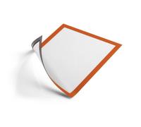 DURABLE - Cornici con pannello magnetico duraframe® magnetic a4 pvc rigido arancio 236x323 mm conf. 5 - 486909