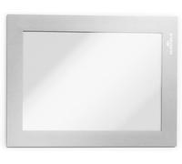 Cornici adesive Durable Magaframe? - 176461 Bordi adesivi 17,5 X 13 cm A6 in PVC di colore argento in confezione da 2 Pz.