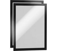 DURABLE Foglio trasparente DURAFRAME, set di 2pz., DIN A4, Mod.: BLACK Quantità:2