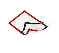 Cornici adesive Durable Magaframe? - 236950 Bordi adesivi 32 X 23,5 cm A4 in PVC di colore rosso in confezione da 2 Pz.