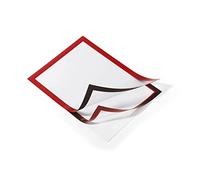 Cornici adesive Durable Magaframe? - 236950 Bordi adesivi 32 X 23,5 cm A4 in PVC di colore rosso in confezione da 2 Pz.