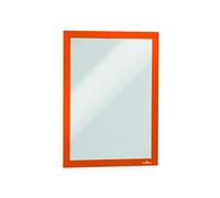 Durable Cornice espositiva DURAFRAME 488209 A4 adesiva per superfici lisce e solide Set 10 Arancione