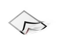 Durable 488223 Duraframe A4 Large Packaging, Cornice Espositiva Adesiva, per Superfici Lisce e Solide, Formato A4, Confezione da 10 Pezzi, Argento