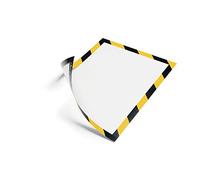 DURABLE 4945130 - Telaio informativo, magnetico, A4, nero giallo, 5 pezzi