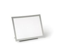 Durable 497923 Duraview Table A4, Espositore da Tavolo con Cornice Magnetica Duraframe Magnetic, Formato A4, Argento