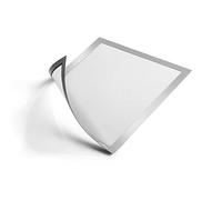 Durable 498823 - Duraframe Magnetic Cornice Espositiva a Fissaggio Magnetico, Formato A4, Confezione da 1 Pezzo, Argento Metallizzato
