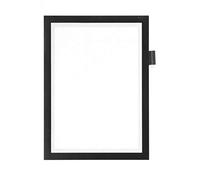 Cornice adesiva Duraframe Note A4 - pannello magnetico - 21x29.7 cm - nero - Durable
