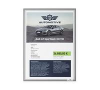 DURABLE 501557 - Telaio informativo, A4, adesivo statico, antracite, 1 pezzo