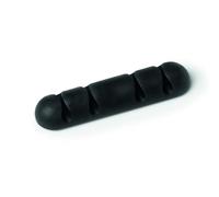 Durable 504037 Cavoline Clip 4, Clip Fermacavi per 4 Cavi, 20 x 12 x 82 mm, Grafite