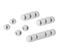 Durable 504110 Kit clip ferma cavi CAVOLINE® CLIP MIX Grigio 7 pz.