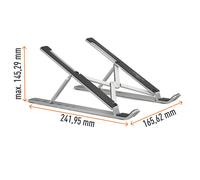 DURABLE - 5051-23 - Supporto alza notebook Fold - fino a 15' - Durable - 97838 - Conf. da 1 Pz. - 5051-23