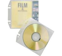 Durable 522319 Busta per raccoglitore CD/DVD 1 CD/DVD/Blu-Ray PP Trasparente 1