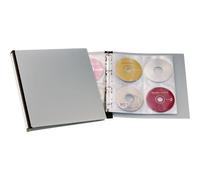 Durable 527701 Raccoglitore per CD/DVD 96 CD/DVD/Blu-ray Nero, Grigio 12 pz.