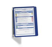 Leggio da pavimento Durable Vario® - 164210 Espositore a leggio da pavimento dimensioni 33,8 X 3,9 X 3 cm formato A4 di colore blu in confezione da 1 Pz.