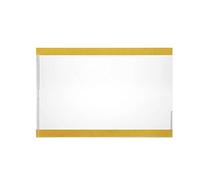 Durable 564019 - Tasca adesiva A6, aperura lato superiore e destro, bande adesive sul retro, 163x108 mm, trasparente, confezione da 100 pezzi