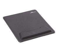 Durable 570358 - Mouse Pad Ergotop, tappetino per mouse, poggiapolso, superficie in tessuto, base in schiuma, antiscivolo, 257x8.5x310 mm, carbone