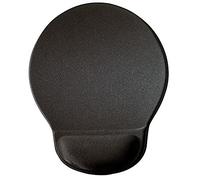 Durable 574858 - Mouse Pad Ergotop With Gel, tappetino per mouse, poggiapolso ergonomico in gel, superficie in tessuto, antiscivolo, 230x26x260 mm, carbone