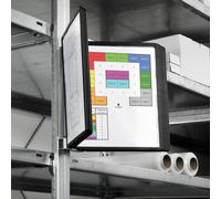 DURABLE - 5918-01 - Leggio Vario Magnet Wall - 10 pannelli Sherpa inclusi - Durable - 83499 - Conf. da 1 Pz. - 5918-01