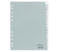 Durable 640110 Polypropylene A-Z Index File with 20 Pre-Inserted Printed Inserts