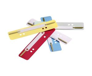 Durable 691000 Pressini fermafogli Assortito vari colori 38 mm x 150 mm 25 pz.