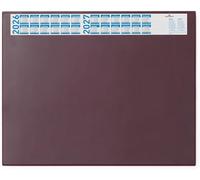 Durable Desk Mat with Annual Calendar Red 65 x 52 cm Pack of 1 Anti-Glare