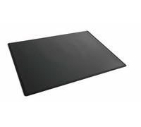 DURABLE Tappetino da scrivania 722201 – 530 x 400 mm, con copertina trasparente, antiscivolo, nero