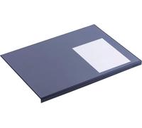 DURABLE 729307 - Tappetino da scrivania, 650 x 500 mm, con protezione spigoli, bl