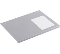 DURABLE 729310 - Tappetino da scrivania, 650 x 500 mm, con protezione spigoli, gr