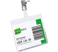 Durable 800319 Cartellino portanome 8003 (L x A) 90 mm x 60 mm clip girevole 2