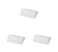 Durable 802119, Pocketfix, Tasca Adesiva, Apertura Lato Corto, Inserti Inclusi, 10 Pezzi, 76 x 35 mm, Trasparente (Confezione da 3)