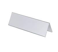 Durable 8053-19 targhetta non-metallica Trasparente - Durable 8053-19,