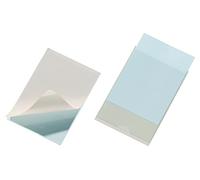 Durable 807719 Pocketfix, Tasca Adesiva, Apertura Lato Corto, Inserti Inclusi, 10 Pezzi, 110 x 78 mm, Trasparente