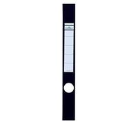 Durable 809101 - Ordofix, copridorso adesivo, personalizzabile, per raccoglitori larghi 50 mm, 40x390 mm, nero, confezione da 10 pezzi
