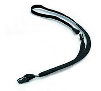 Cordoncino per portabadge - tessuto nero - 44x1 cm - Durable - conf. 10 pezzi