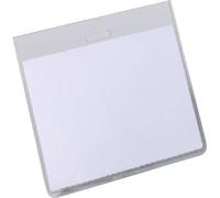 Durable 813519 Busta portanome con tasca chiusa, clip per combinazione con tutti